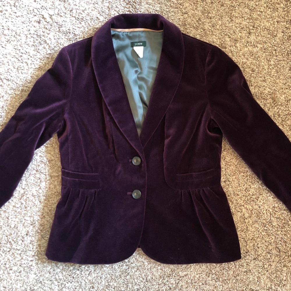 J.CREW Velvet Blazer